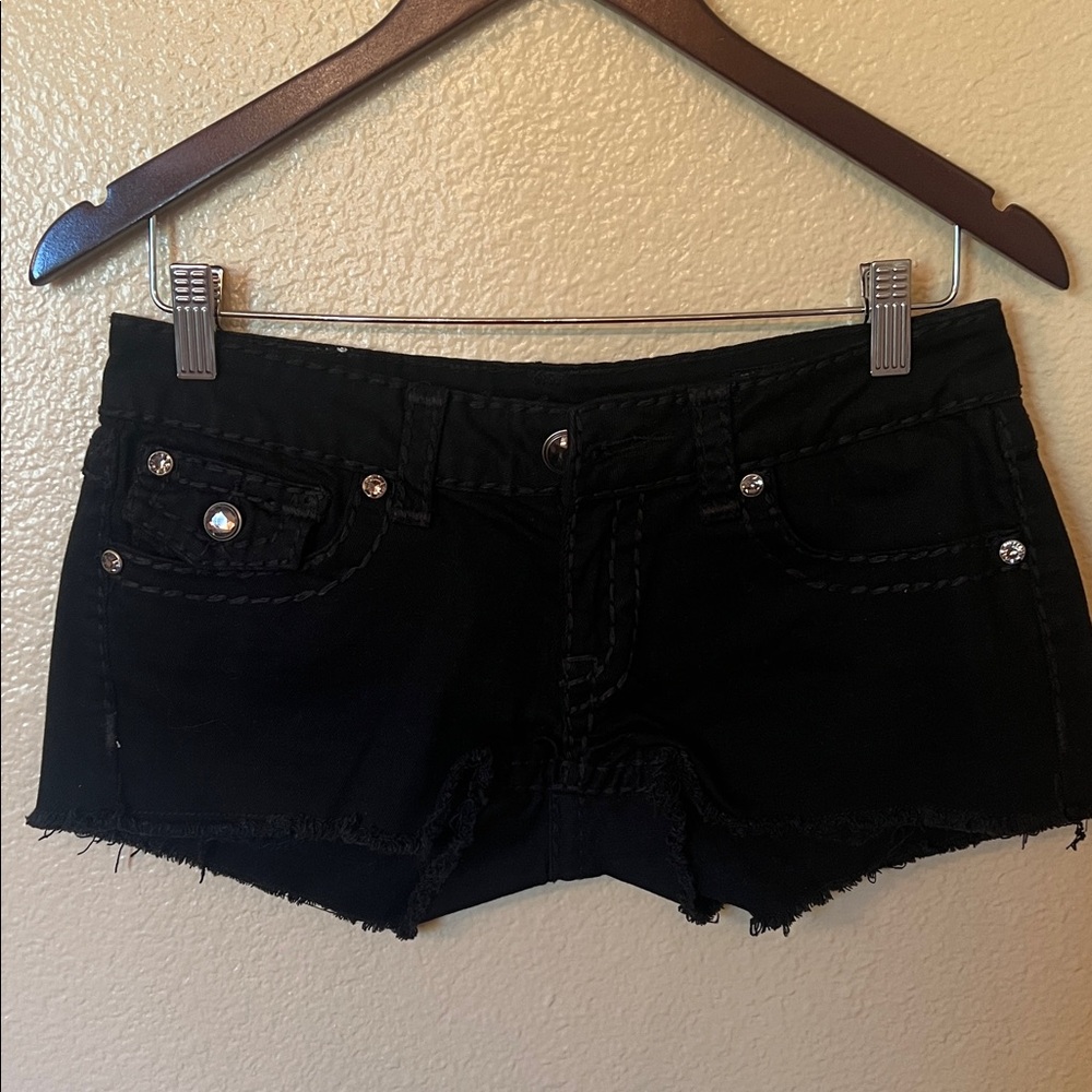 L.A. Idol Black Jean Shorts